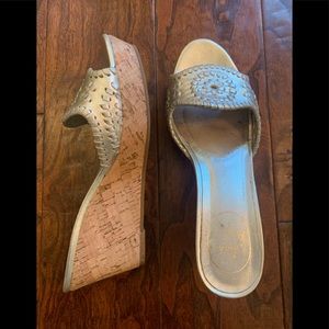 Jack Rogers Barcelona Capri Wedge Cork Sandal 5.5